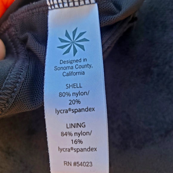 Athleta Laguna Side Scrunch Tankini Black Swim Dress - 34B/C - Picture 5 of 8